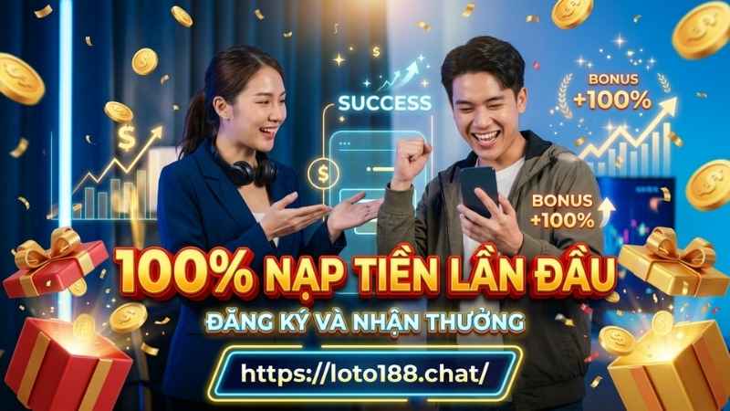 100% Nạp Tiền Lần Đầu – Khuyến Mãi Cực Hot Ưu Đãi Hấp Dẫn