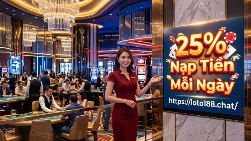 25% Nạp Tiền Mỗi Ngày – Khuyến Mãi Siêu Hấp Dẫn Top 1