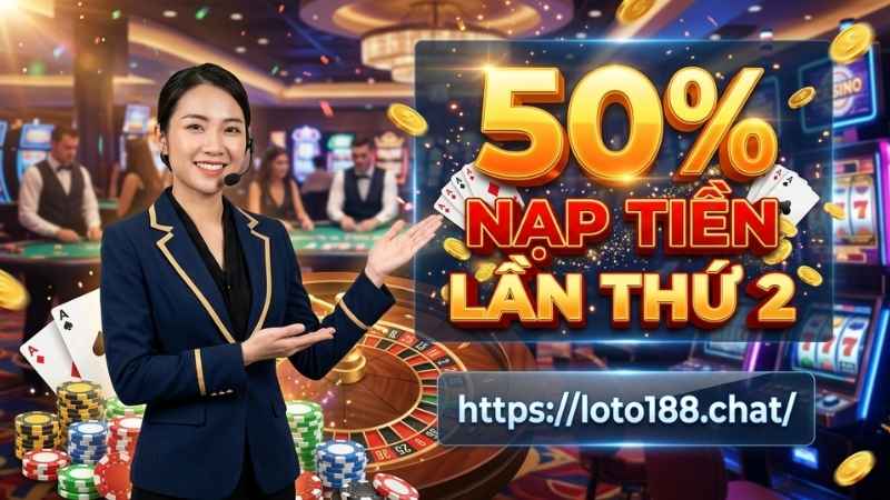 50% Nạp Tiền Lần Thứ 2 – Khuyến Mãi Game Cực Hot
