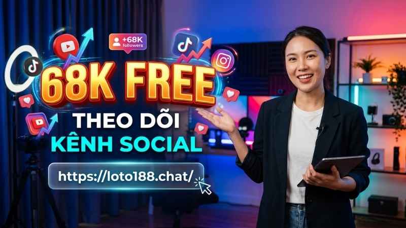68K Free Theo Dõi Kênh Social – Khuyến Mãi Hot