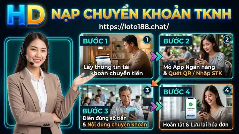 HD Nạp Chuyển khoản TKNH – Hướng Dẫn Nạp Tiền Nhanh