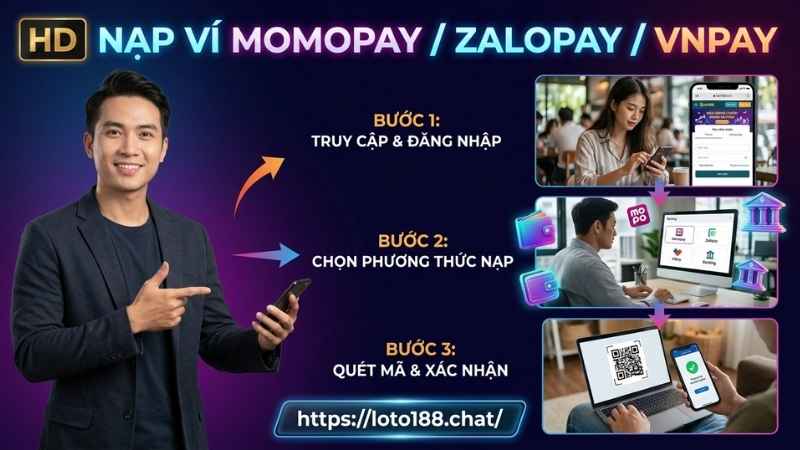 HD Nạp Ví Momopay/Zalopay/VNpay Nhanh, An Toàn Số 1